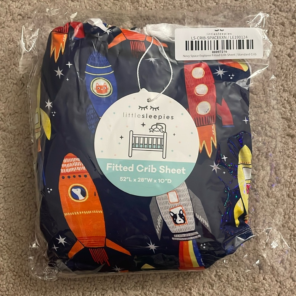 Little Sleepies Space Explorer Crib Sheets 🚀🚀